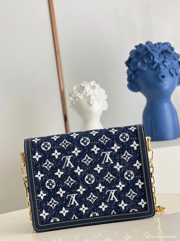 Official oldcobbler VUITTON DAUPHINE LOUIS MM 0731